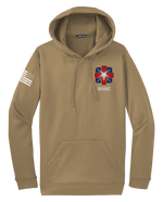 Alpha Company MRB Fleece Hooded Pullover with Right Sleeve Flag