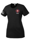 Alpha Company MRB Ladies Competitor Tee with Right Sleeve Flag