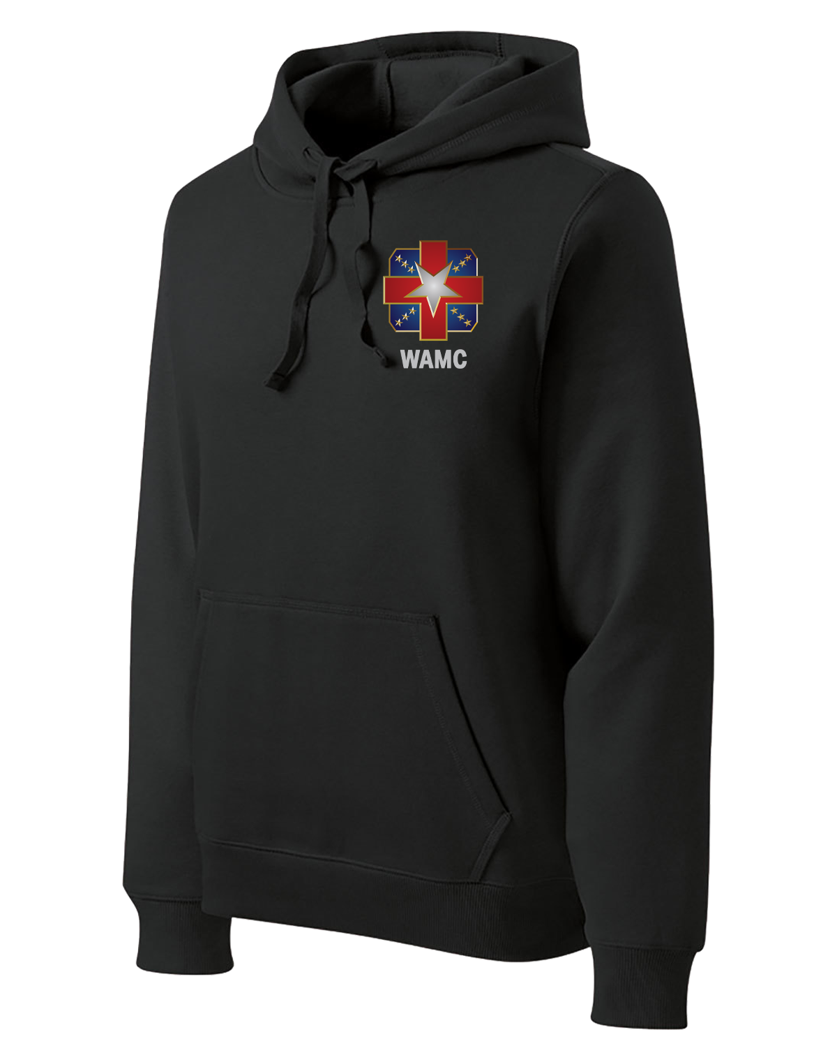 Alpha Company MRB Poly/Cotton Blend Hoodie with Flag on Right Sleeve