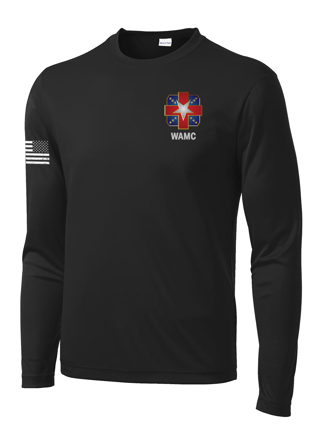 Alpha Company MRB Long Sleeve Competitor Tee with Flag on the Right Sleeve