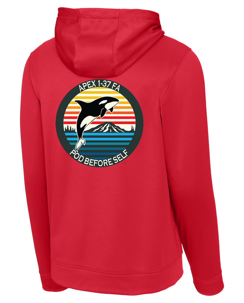 Alpha Battery 1-37 FAR Fleece Hooded Pullover