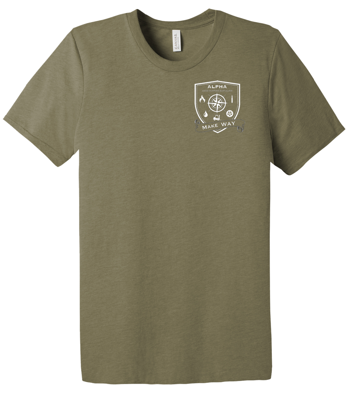 Alpha Company 1163D SPT BN Unisex Triblend Short Sleeve Tee