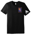 Alpha Company 1163D TF SPT BN Unisex Triblend Short Sleeve Tee with Left Sleeve Print