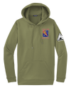 Alpha Company 1163D TF SPT BN Fleece Hooded Pullover with Left Sleeve Print