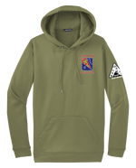 Alpha Company 1163D TF SPT BN Fleece Hooded Pullover with Left Sleeve Print