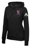 Alpha Company 1163D TF SPT BN Ladies Poly/Cotton Blend Hoodie with Left Sleeve Print