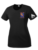Alpha Company 1163D TF SPT BN Ladies Competitor Tee with Left Sleeve Print