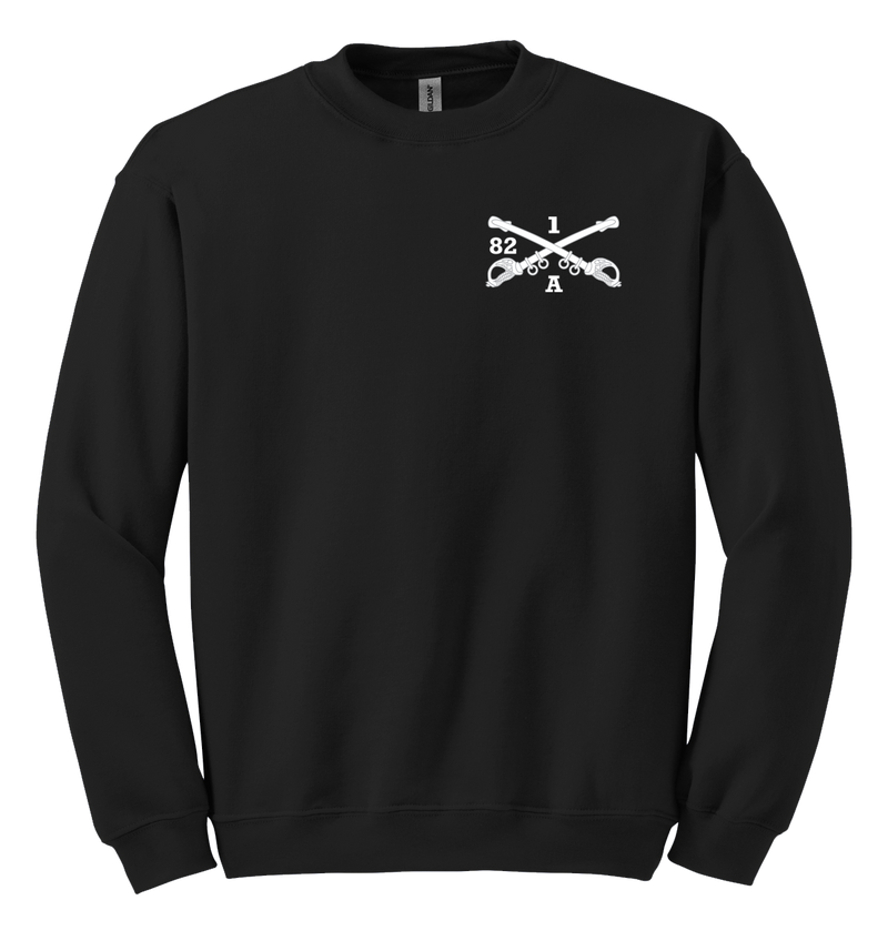 Apache Troop 1-82 CAV Blend Crewneck Sweatshirt