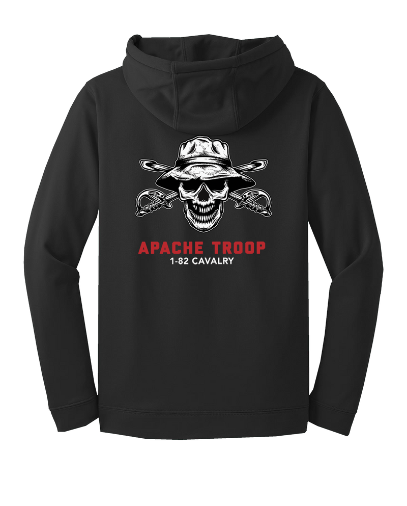 Apache Troop 1-82 CAV Fleece Hooded Pullover