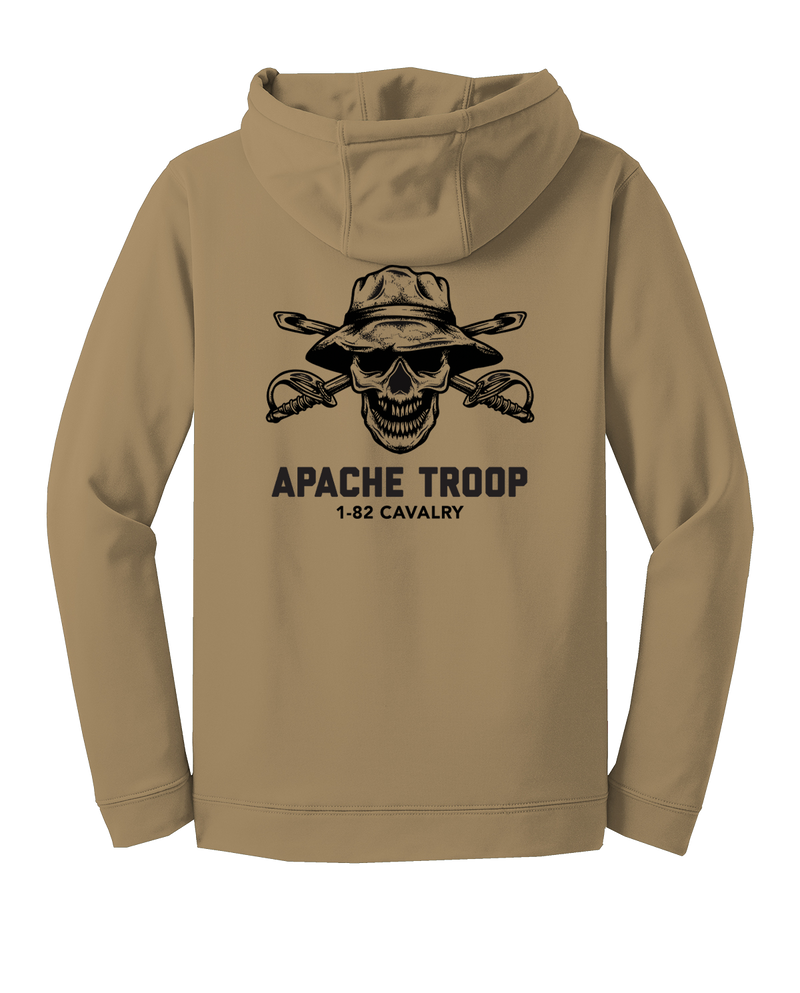 Apache Troop 1-82 CAV Fleece Hooded Pullover