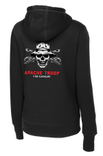 Apache Troop 1-82 CAV Ladies Poly/Cotton Blend Hoodie