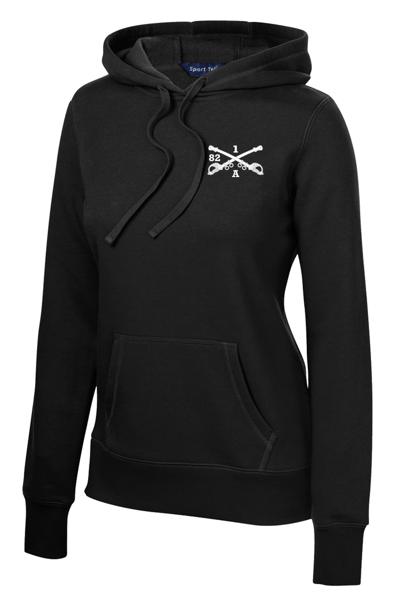 Apache Troop 1-82 CAV Ladies Poly/Cotton Blend Hoodie