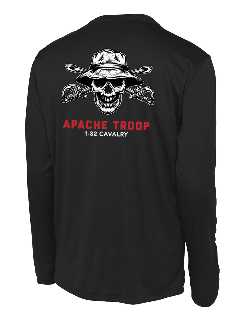 Apache Troop 1-82 CAV Long Sleeve Competitor Tee