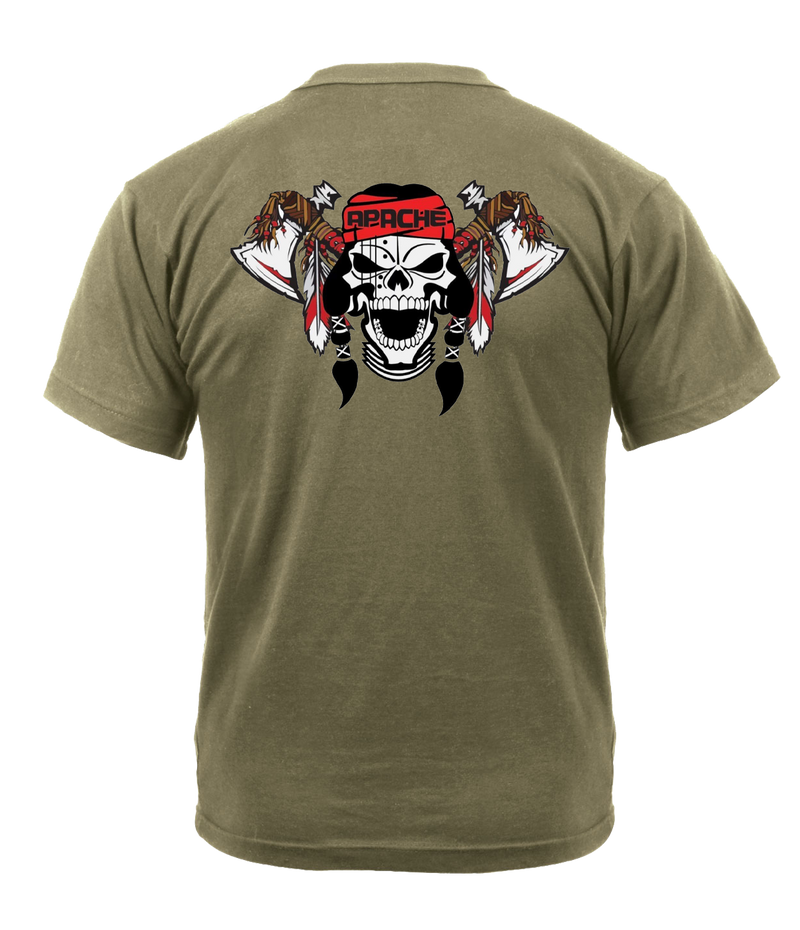 Apache 1-23 IN AR 670-1 Coyote Brown T-Shirt