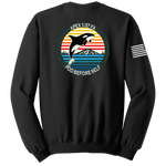 A Battery 1-37 FA Blend Crewneck Sweatshirt with Two Sleeve Print