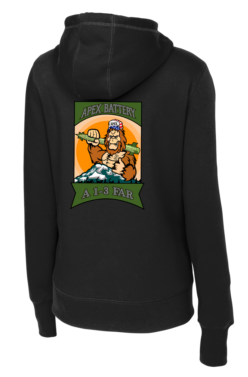 Apex Battery 1-3 FAR Ladies Poly/Cotton Blend Hoodie