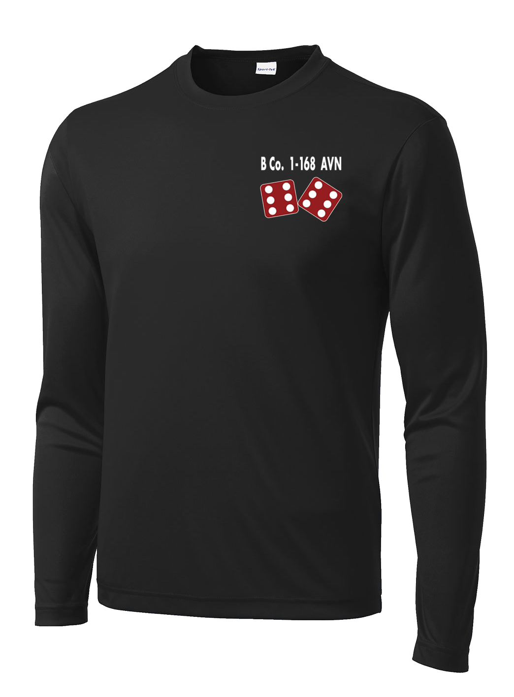 B Co. 1-168 AVN Long Sleeve Competitor Tee