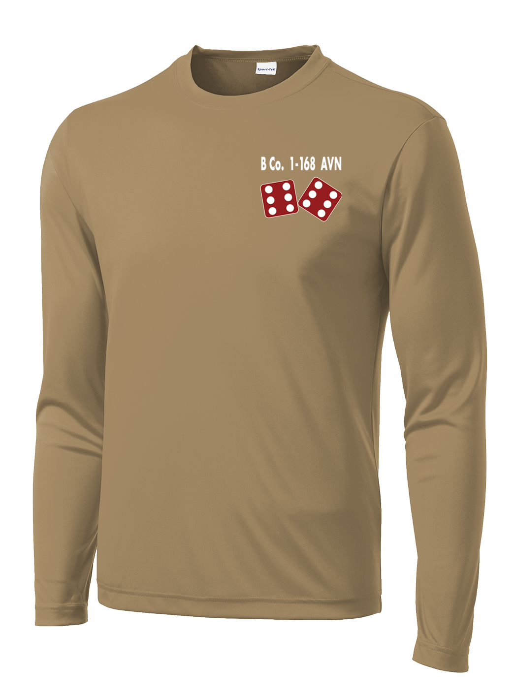 B Co. 1-168 AVN Long Sleeve Competitor Tee