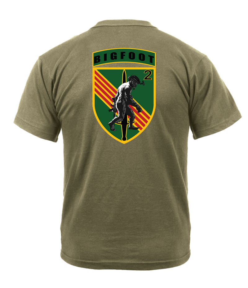 B Co 2nd BN 4th SFAB AR 670-1 Coyote Brown T-Shirt