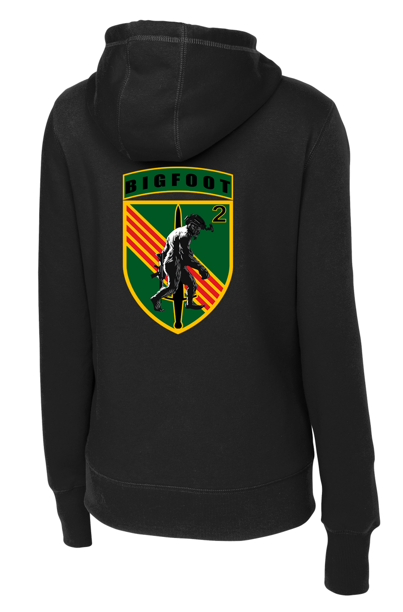 B Co 2nd BN 4th SFAB Ladies Poly/Cotton Blend Hoodie