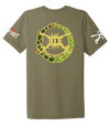 B Troop 2-13 CAV Unisex Triblend Short Sleeve Tee with Two Sleeve Print