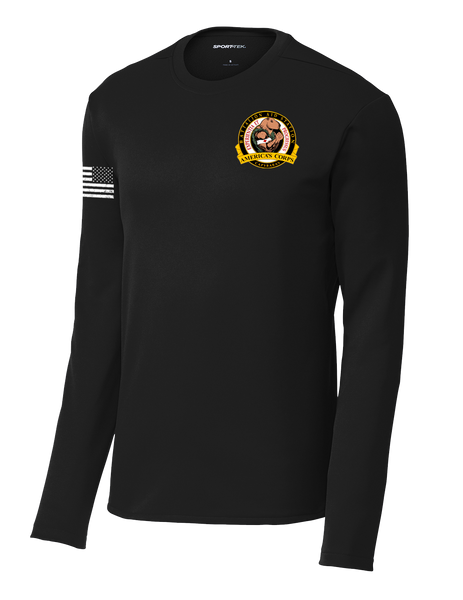 Battalion Aid Station HHBN I Corps Fleece Pullover Crew with Flag on R ...