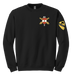 Bravo Battery 2-82 FA Blend Crewneck Sweatshirt with Greywolf on the Left Sleeve