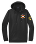 Bravo Battery 2-82 FA Fleece Hooded Pullover with Greywolf on the Left Sleeve