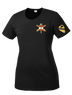 Bravo Battery 2-82 FA Ladies Competitor Tee with Greywolf on the Left Sleeve