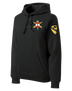 Bravo Battery 2-82 FA Poly/Cotton Blend Hoodie with Greywolf on the Left Sleeve