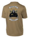 Bravo Battery 2-82 FA Competitor Tee with Greywolf on Left Sleeve