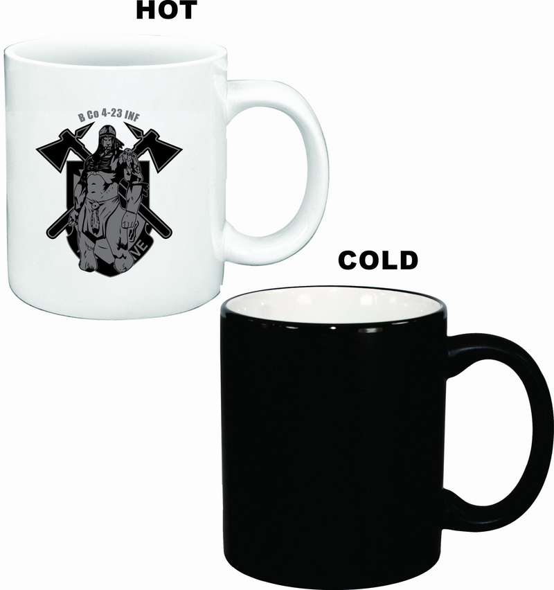 Bravo Company 4-23 Infantry Logo Appearing Coffee Mug