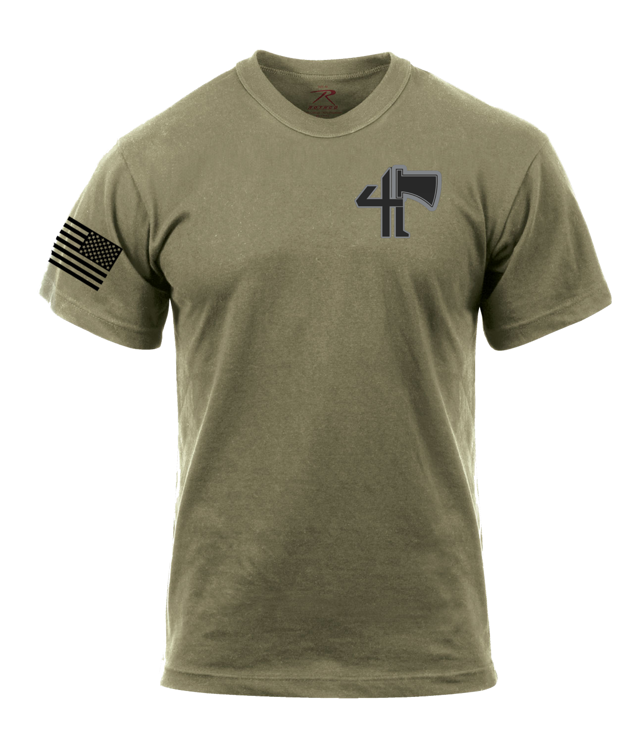 Bravo Company 4-23 Infantry AR 670-1 Coyote Brown T-Shirt with Bravo Company 4-23 Infantry AR 670-1 Coyote Brown T-Shirt with