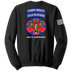 C Co 725 BSB Blend Crewneck Sweatshirt with Right Sleeve Flag