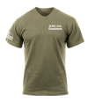 CI PLT C Co 502d IEW BN AR 670-1 Coyote Brown T-Shirt with Flag on Right Sleeve