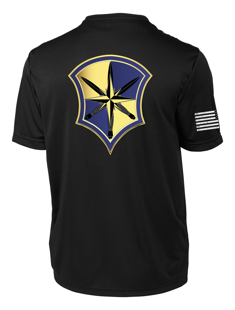 Capabilities Protection Detachment Competitor Tee with Right Sleeve Flag