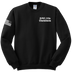 CI PLT C Co 502d IEW BN Blend Crewneck Sweatshirt with Flag on Right Sleeve