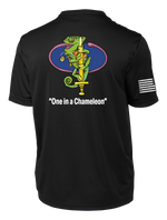 CI PLT C Co 502d IEW BN Competitor Tee with Flag on Right Sleeve