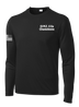 CI PLT C Co 502d IEW BN Long Sleeve Competitor Tee with Flag on Right Sleeve