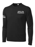 CI PLT C Co 502d IEW BN Long Sleeve Competitor Tee with Flag on Right Sleeve