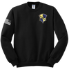 Capabilities Protection Detachment Blend Crewneck Sweatshirt with Right Sleeve Flag - Black