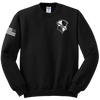 Capabilities Protection Detachment Blend Crewneck Sweatshirt with Right Sleeve Flag - Black