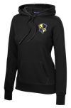 Capabilities Protection Detachment Ladies Poly/Cotton Blend Hoodie with Right Sleeve Flag - Black