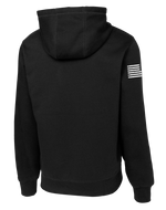 Capabilities Protection Detachment Poly/Cotton Blend Hoodie with Right Sleeve Flag - Black