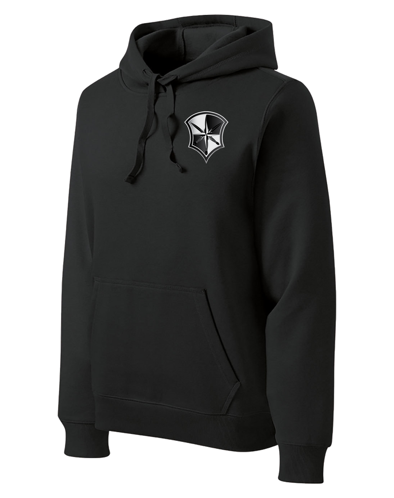 Capabilities Protection Detachment Poly/Cotton Blend Hoodie with Right Sleeve Flag - Black