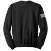 Capabilities Protection Detachment Blend Crewneck Sweatshirt with Right Sleeve Flag - Black