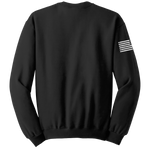 Capabilities Protection Detachment Blend Crewneck Sweatshirt with Right Sleeve Flag - Black