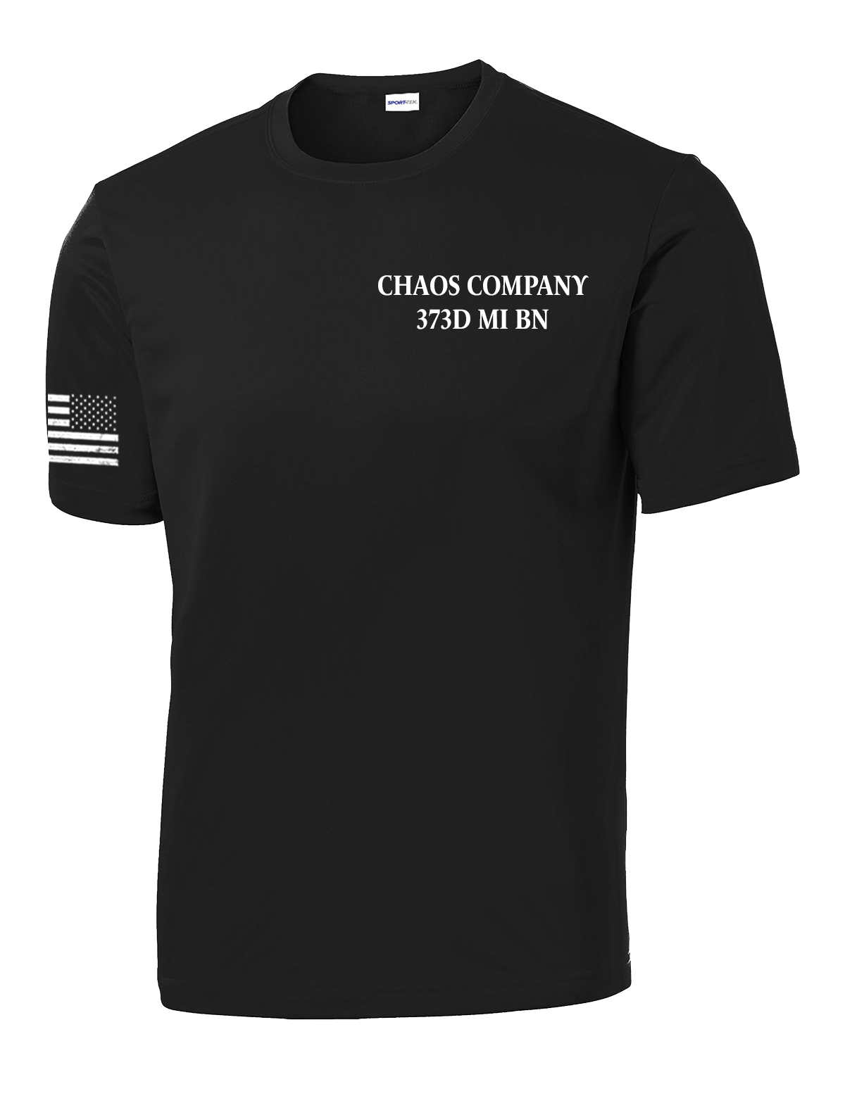 Chaos Company 373D MI BN Competitor Tee with Right Sleeve Flag