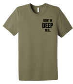 Charlie Company 1163D TF SPT BN Goin' In DEEP Ya'll Unisex Triblend Short Sleeve Tee