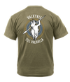 Charlie Med 296th BSB AR 670-1 Coyote Brown T-Shirt